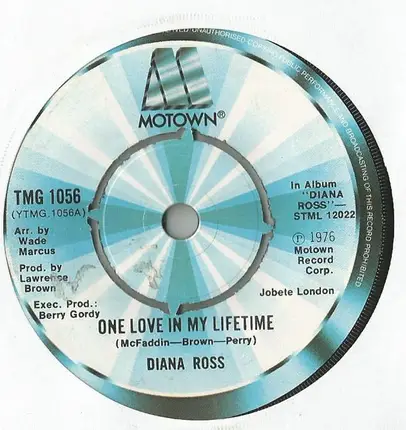 Diana Ross - One Love In My Lifetime