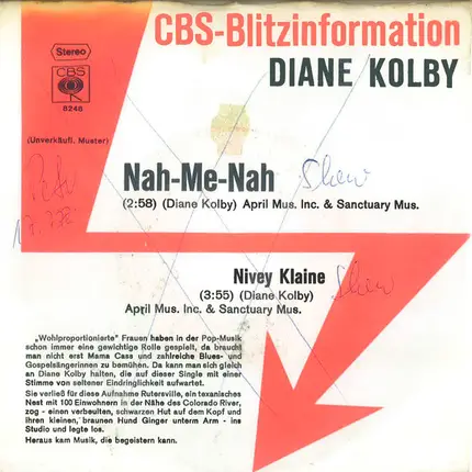 Diane Kolby - Nah-Me-Nah