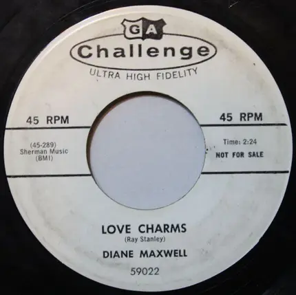 Diane Maxwell - Love Charms / The Valley And The Mountain