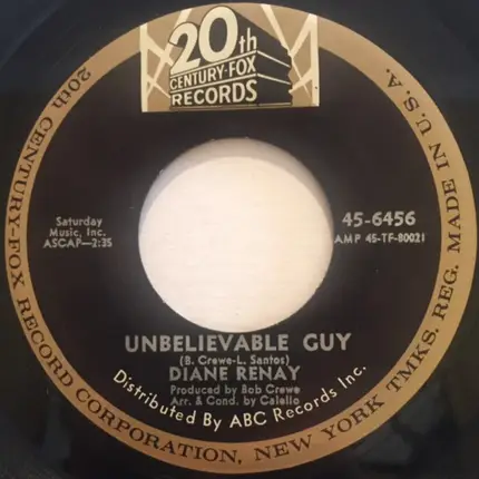 Diane Renay - Navy Blue / Unbelievable Guy