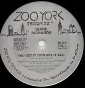 12inch Vinyl Single - Diane Richards - You Got It (You Got It All)