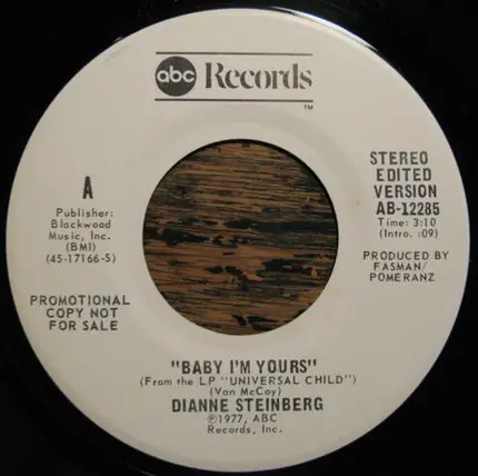 Dianne Steinberg - Baby I'm Yours