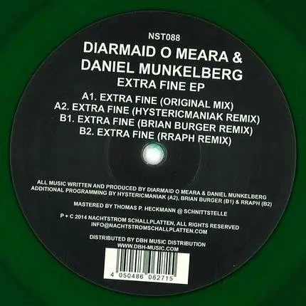 Diarmaid O'Meara & Daniel Munkelberg - Extra Fine Ep