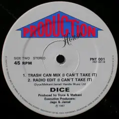 Dice - I Can't Take It