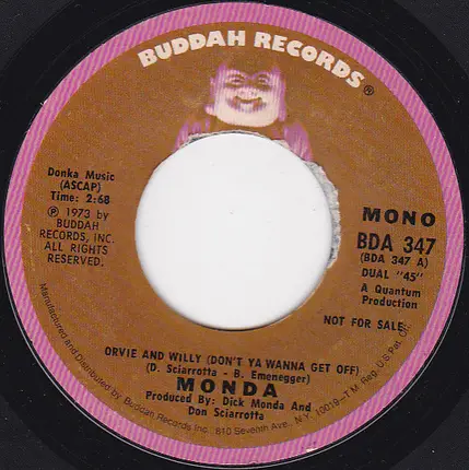 Dick Monda - Orvie And Willy (Don't Ya Wanna Get Off)