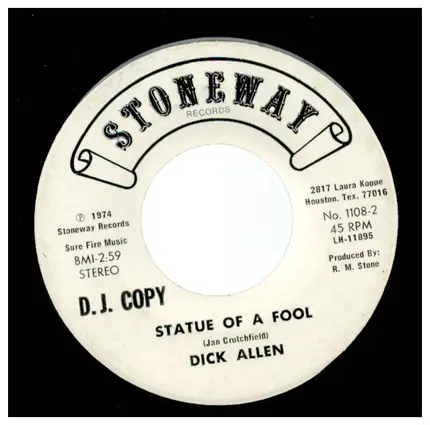 Dick Allen - One Me Without You
