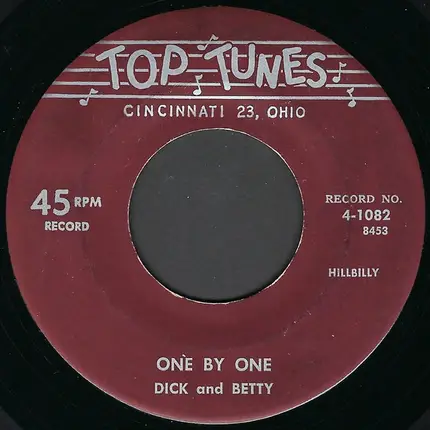 Dick And Betty - One By One / Looking Back To See
