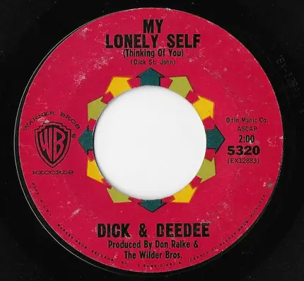 Dick And Dee Dee - The River Took My Baby / My Lonely Self