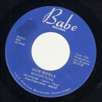 Dick Biddle - Too Much