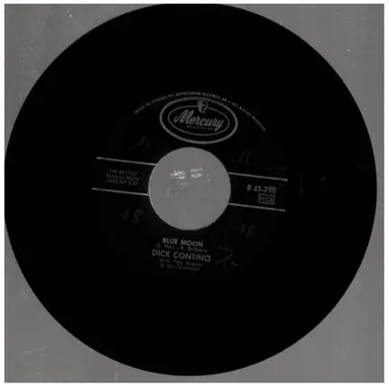 Dick Contino , David Carroll & His Orchestra - Concertina Polka Rock And Roll / Blue Moon