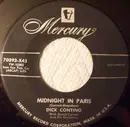 7inch Vinyl Single - Dick Contino With David Carroll & His Orchestra - Midnight In Paris