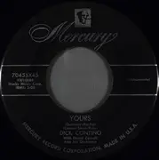 7inch Vinyl Single - Dick Contino With David Carroll & His Orchestra - Yours = Quireme Mucho
