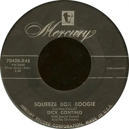 Dick Contino - Lady Of Spain / Squeeze Box Boogie