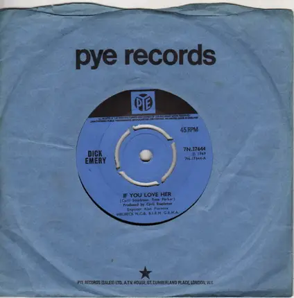 Dick Emery - If You Love Her