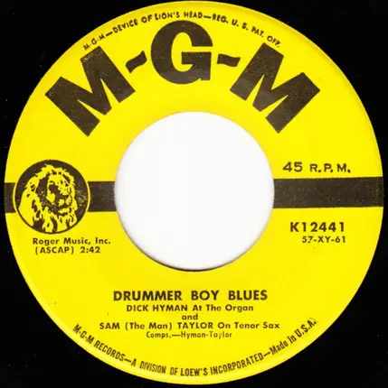 Dick Hyman & Sam Taylor - Look Up / Drummer Boy Blues