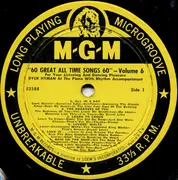 LP - Dick Hyman - 60 Great All Time Songs For Your Listening And Dancing Pleasure - Volume 6