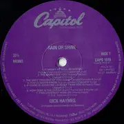LP - Dick Haymes - Rain Or Shine - Textured Sleeve