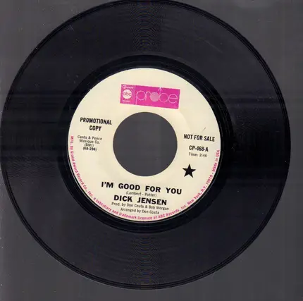 Dick Jensen - Jealous Feeling / I'm Good For You