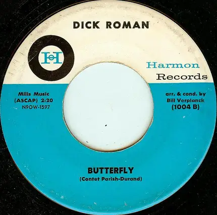 Dick Roman - Theme From A Summer Place / Butterfly