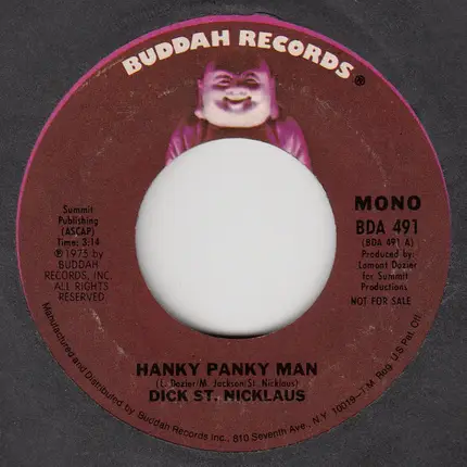 Dick St. Nicklaus - Hanky Panky Man