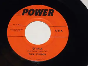Dick Stetson - Gina / What Kind Of Fool Am I