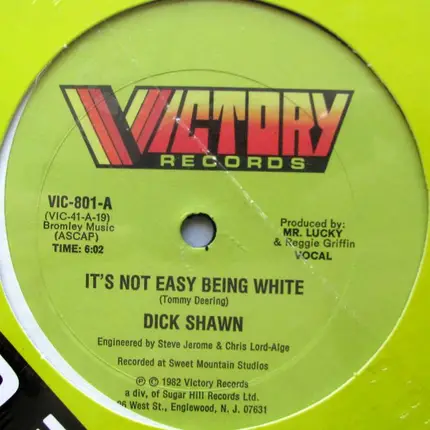 Dick Shawn - It's Not Easy Being White