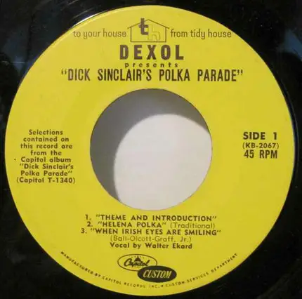 Dick Sinclair - Dexol Presents Dick Sinclair's Polka Parade