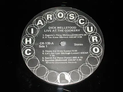 Dick Wellstood - Live at the Cookery