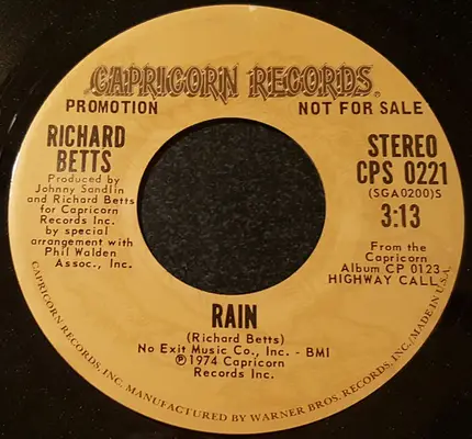 Dickey Betts - Rain