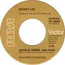 7inch Vinyl Single - Dickey Lee - Angels, Roses, And Rain / Danna