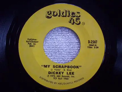 Dickey Lee - Laurie (Strange Things Happen) / My Scrapbook
