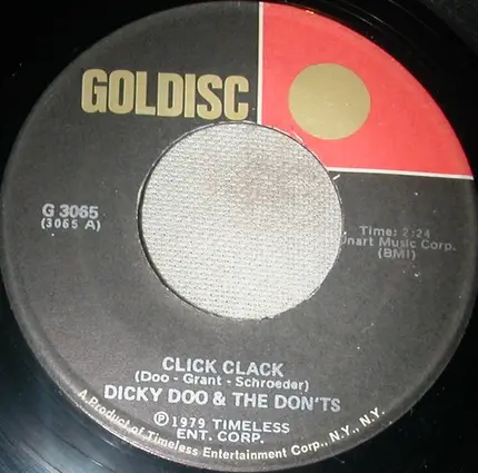 Dicky Doo & The Don'ts / Gerry Granahan - Click Clack / No Chemise Please