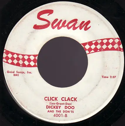 Dicky Doo & The Don'ts - Did You Cry / Click Clack