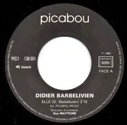 7inch Vinyl Single - Didier Barbelivien - Elle