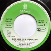 7inch Vinyl Single - Die 3 Colonias - Bier Und 'nen Appelkorn