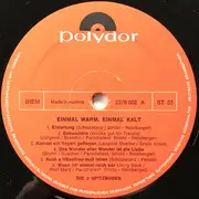 LP - Die 3 Spitzbuben - Einmal Warm, Einmal Kalt