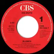 7inch Vinyl Single - Die Ärzte - Ich Ess' Blumen - Limited Edition