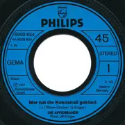 7inch Vinyl Single - Die Affenbande - Wer Hat Die Kokosnuß Geklaut?