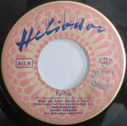 Die Akkordeon-Melodiker - Tip-Top