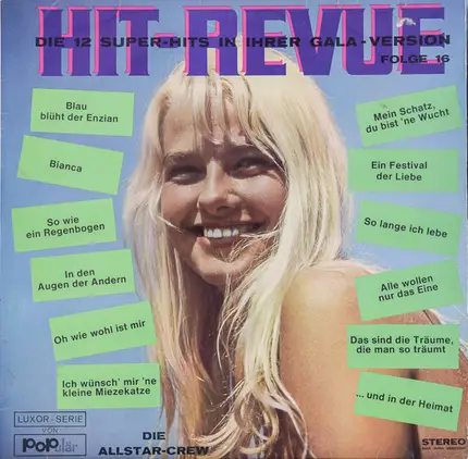 Die Allstar-Crew - Hit Revue - Die 12 Super Hits In Ihrer Gala-Version - Folge 16