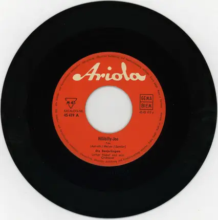 Die Banjo-Singers - Fräulein, Komm', Spiel' Mandoline / Hillibilly-Joe