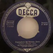 7inch Vinyl Single - Die Benicarlos - Hugo Strasser Und Sein Tanzorchester / Die Serenaders - Irgendwo Im Fernen Java / Ja, So Ein Mädchen Wie Du