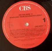 LP - Die Goldene 13 - Russland, Deine Schönsten Lieder