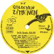 LP - Die Goldenen Zitronen - Porsche, Genscher, Hallo HSV