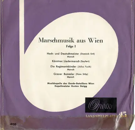 Die Gardemusik Wien - Marschmusik Aus Wien (Folge 1)