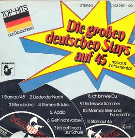 Die Großen Deutschen Stars Auf 45 - Die Großen Deutschen Stars Auf 45