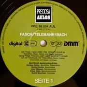LP - Die Deutschen Barocksolisten - Fasch,Telemann,Bach - DMM
