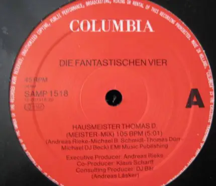 Die Fantastischen Vier - Hausmeister Thomas D