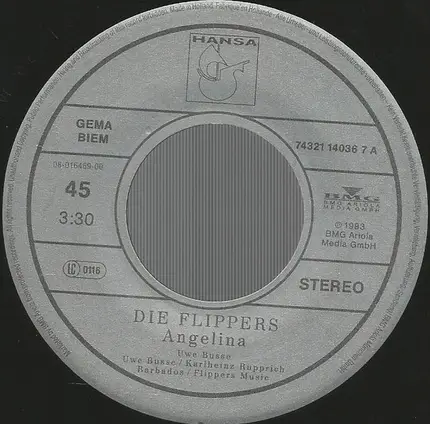 Die Flippers - Angelina