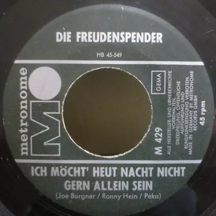 Die Freudenspender - Prost, Prost, Prösterchen